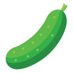 cucumbers vegetable vector art illustration