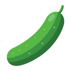 cucumbers vegetable vector art illustration