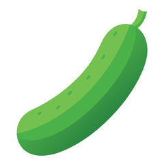 cucumbers vegetable vector art illustration