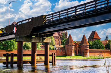 Malbork Castle, capital of the Teutonic Order in Poland	