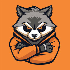 Sports mascot logo vector illustration