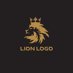 Fototapeta premium Lion Logo Design Vector Template 