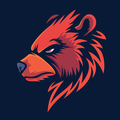 Sports mascot logo vector illustration