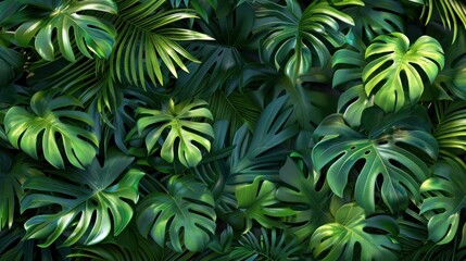 Nature Leaf Texture. Nature background, closeup nature view of abstract green texture, tropical leaf. abstract green texture