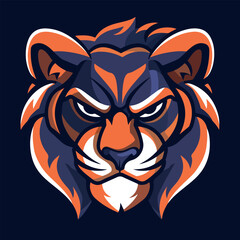 Sports mascot logo vector illustration