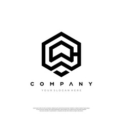 Hexagonal Harmony A Modern Logo for Innovative Brands