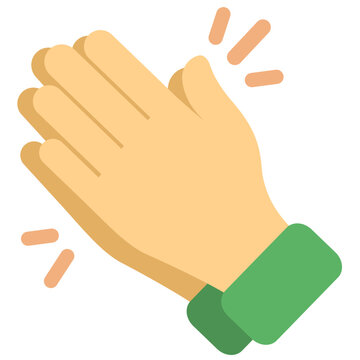 clap with hand