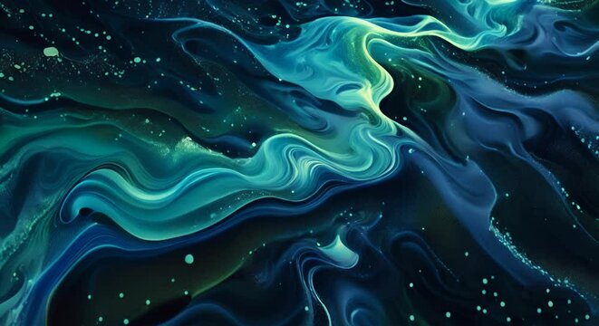 The artistic representation of satellite data flows as a digital river nourishing technology landscapes,