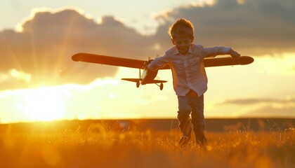 Dreaming of the Skies: A Young Aviator's Journey from Toy Planes to Astronaut Dreams