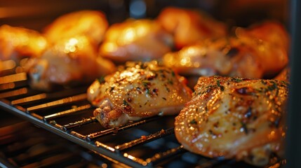 grilled chicken on a grill