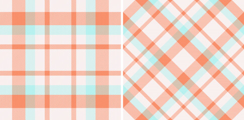 Fabric plaid vector of texture background seamless with a textile tartan check pattern.