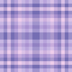 Repeat pattern tartan vector, magazine background check fabric. Birthday card plaid textile texture seamless in light and indigo colors.