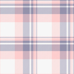Multicultural seamless fabric pattern, serene check plaid textile. Father background texture tartan vector in white and light colors.