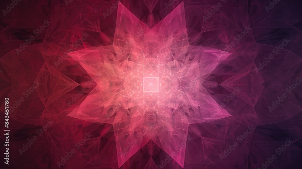 Fototapete elegant gradient background with subtle geometric shapes, providing a spacious area for text in the 
