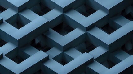 Elegant isometric pattern with subtle 3D effects, featuring an open space for text in the top left corner