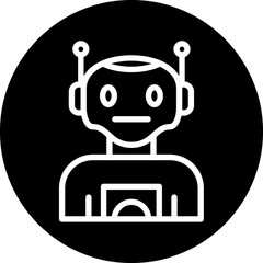 Robot icon Icon style
