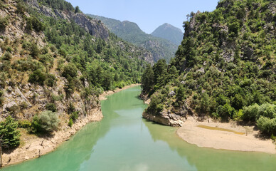 In Feke district, Feke Stream and Saimbeyli Stream merge to form Göksu, one of the main branches...