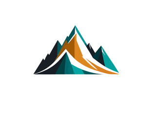 Mountain logo, góry logo, wspinaczka logo, krajobraz