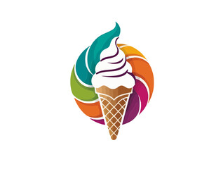 Lodziarnia, Ice cream logo, logo lodziarni, lody