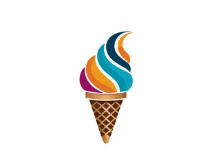 Lodziarnia, Ice cream logo, logo lodziarni, lody