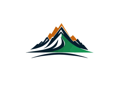 Mountain logo, g&oacute;ry logo, wspinaczka logo, krajobraz