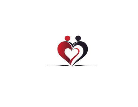 Serce logo, heart logo, miłość logo, couple logo, heart, love logo