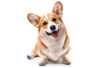 
Imagine
1d




Happy Puppy Welsh Corgi dog sitting isolated on white background