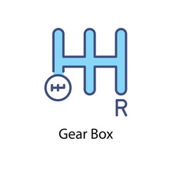 Gear Box vector icon
