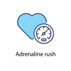 Adrenaline rush vector icon