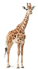 Obraz premium Giraffe Isolated on white background