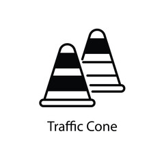 Traffic Cone vector icon