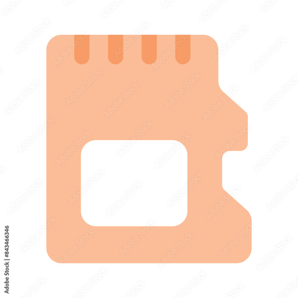 Wall mural check out this icon of memory card in editable style