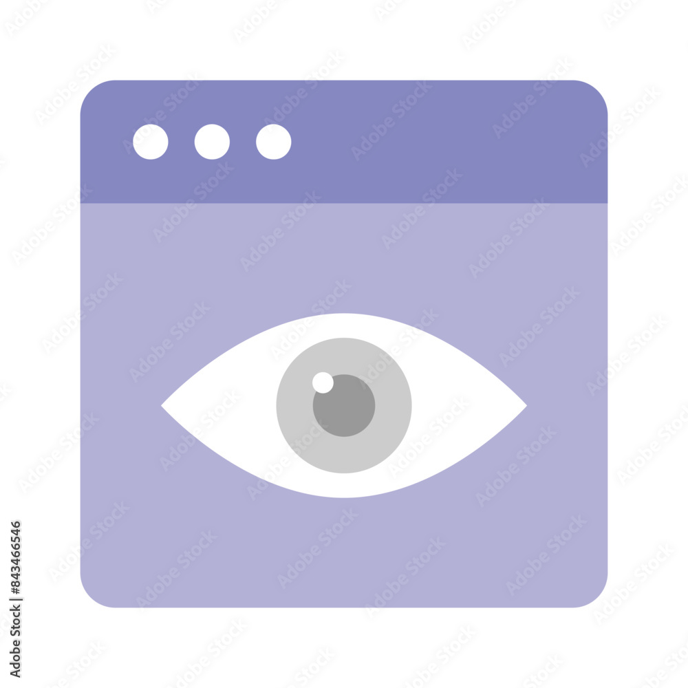 Wall mural get your hands on this creatively designed icon of website monitoring