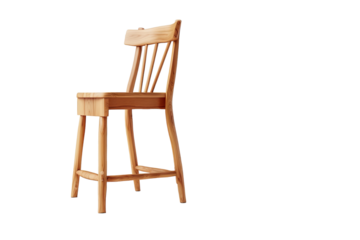 Genuine High Chairs: Unveiled Isolated On Transparent Background