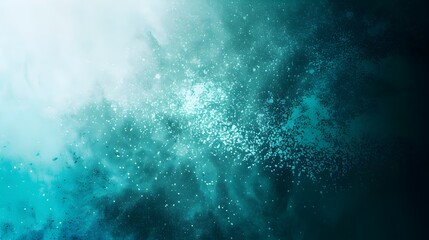 Obraz premium Teal and Turquoise Gradient Background for Tech Product Promotions with Copy Space