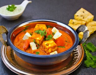 Paneer Curry or paneer butter masala
