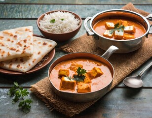 Paneer Curry or paneer butter masala