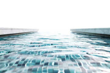 Infinity Pools Uncovered: True Depiction Isolated On Transparent Background