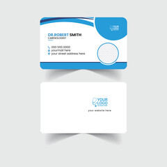 Minimal and Professional medical business card template design