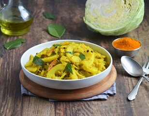 Patta Gobi Sabji OR Cabbage sabzi