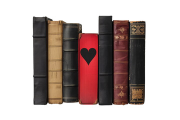 Love Story Books: Authentic Visual Isolated On Transparent Background