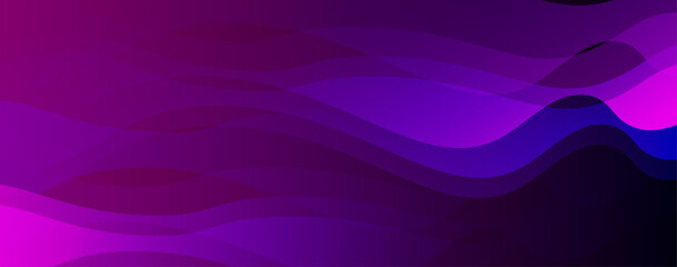 The abstract background is made of curves and halftone dots in blue colors. The abstract wave flow on the color background is a modern curve of a glowing blue background