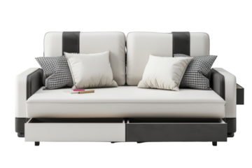 Stylish Multi-Functional Furniture Isolated On Transparent Background