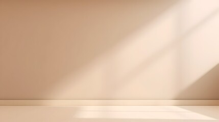 Minimalistic Light Beige Wall for Elegant Presentation Background