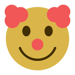 Fototapeta premium Clown Face icon