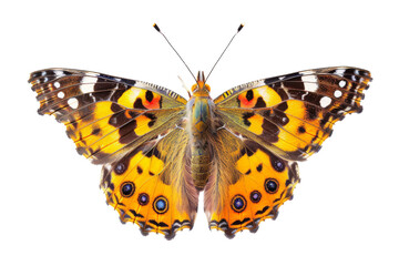 Genuine Depiction: Butterfly Beauty Presentation Isolated On Transparent Background