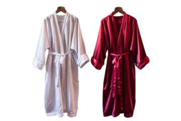 Genuine Depiction: Customized Robe Isolated On Transparent Background