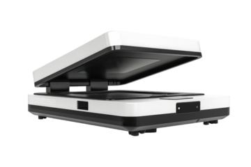 Handy Document Scanning Isolated On Transparent Background