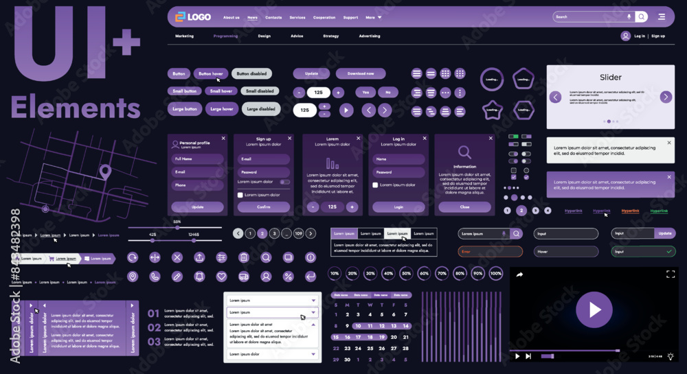 Poster these graphic components provide a comprehensive approach to the development of interfaces that meet