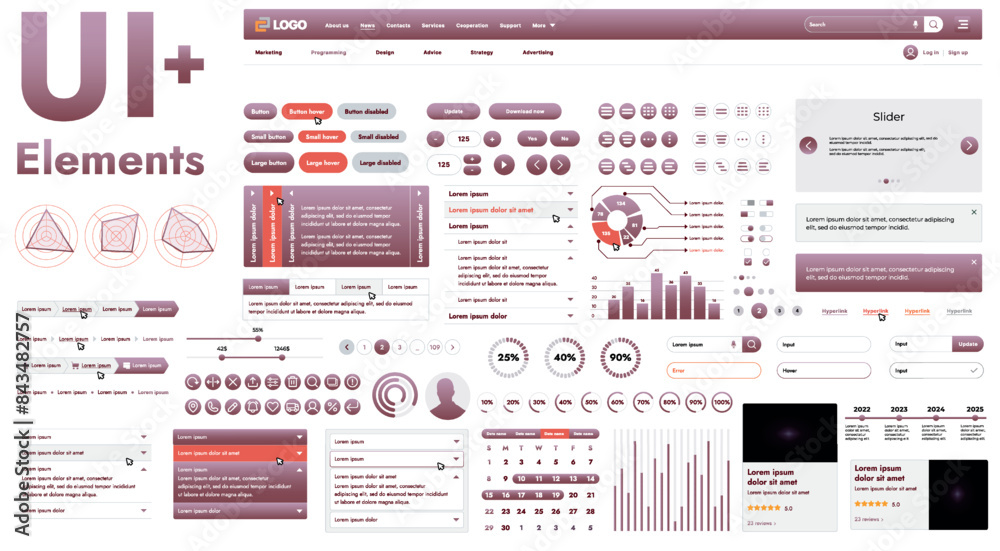 Poster these graphic components provide a comprehensive approach to the development of interfaces that meet